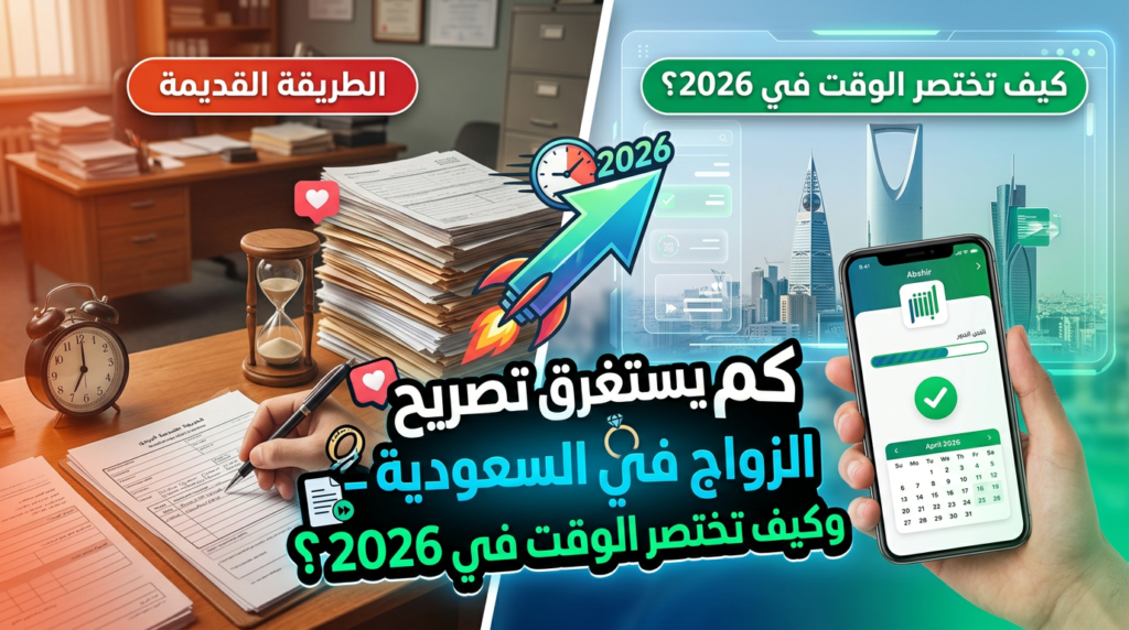 دليل عام 2026: كم يستغرق استخراج تصريح الزواج رسمياً؟