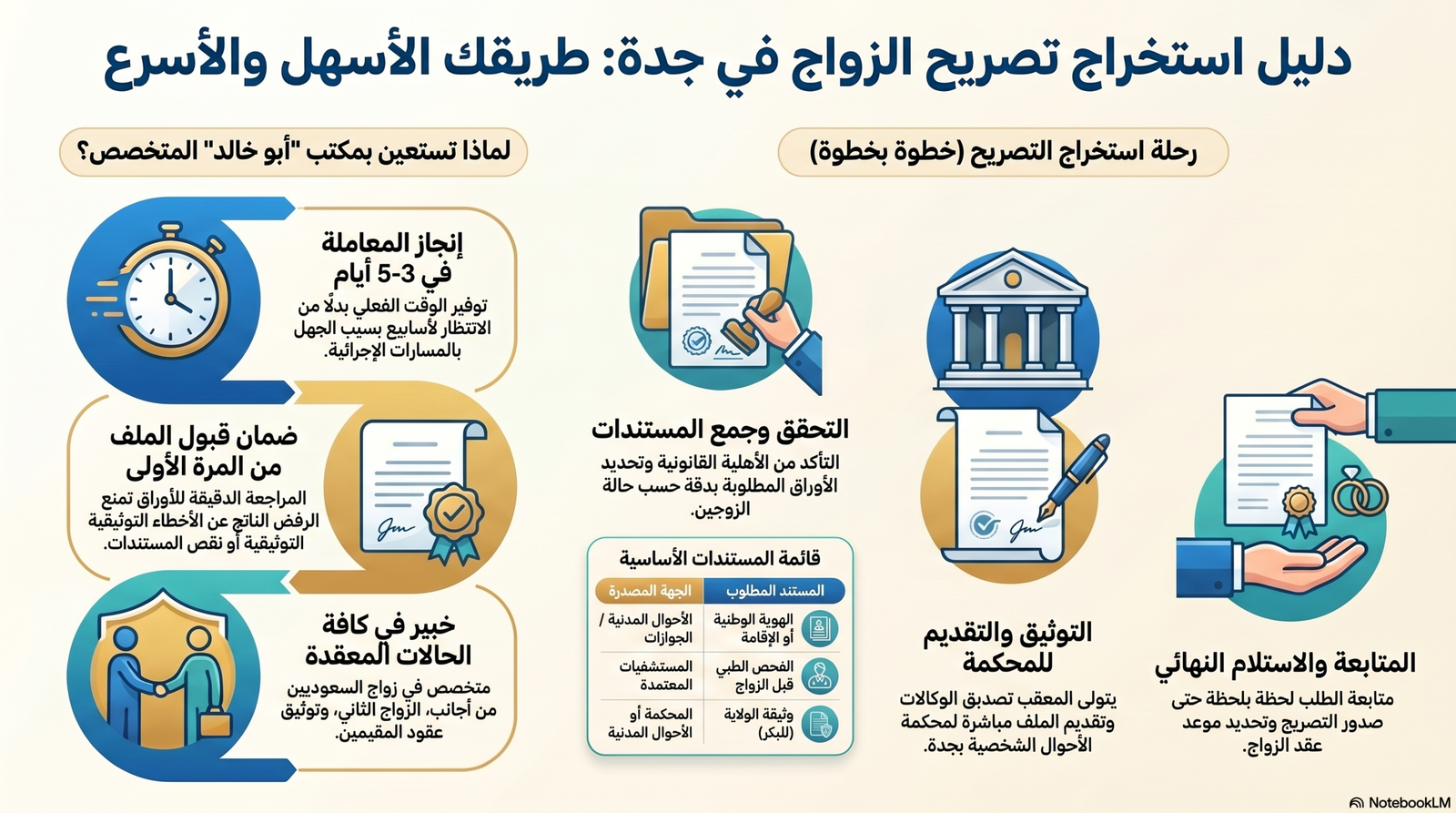مكتب تصريح زواج بجدة معتمد لإنهاء إجراءات الزواج بسرعة.